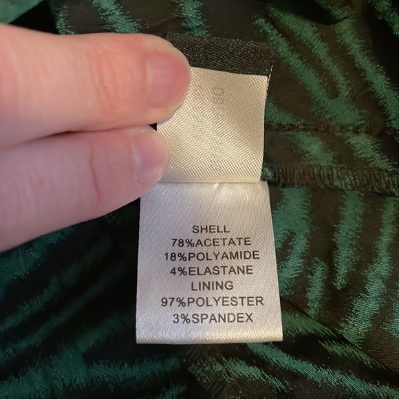 NWT Diane Von Furstenberg Emerald & Black Tiger Print Mini Dress Size 0 - Picture 11 of 15